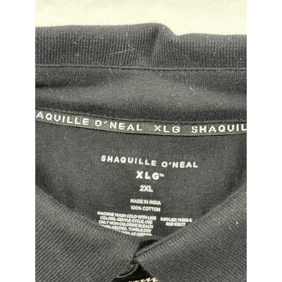 Shaquille O'Neal Houndstooth Polo Shirt Men's XLG/2XL 100% Cotton - Picture 3 of 7